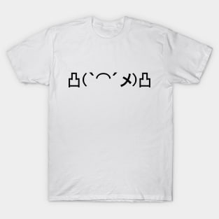 Mo' Angry Japanese Emoticon Kaomoji T-Shirt